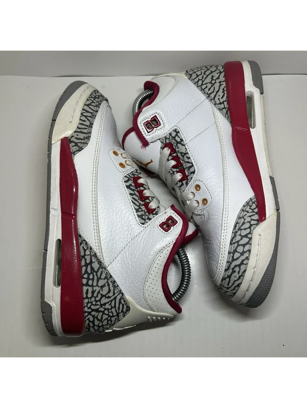 Air Jordan 3 Retro Cardinal GS - Size 5Y - (398614-126)